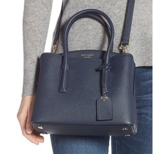 Kate Spade medium Margaux leather satchel, NWOT